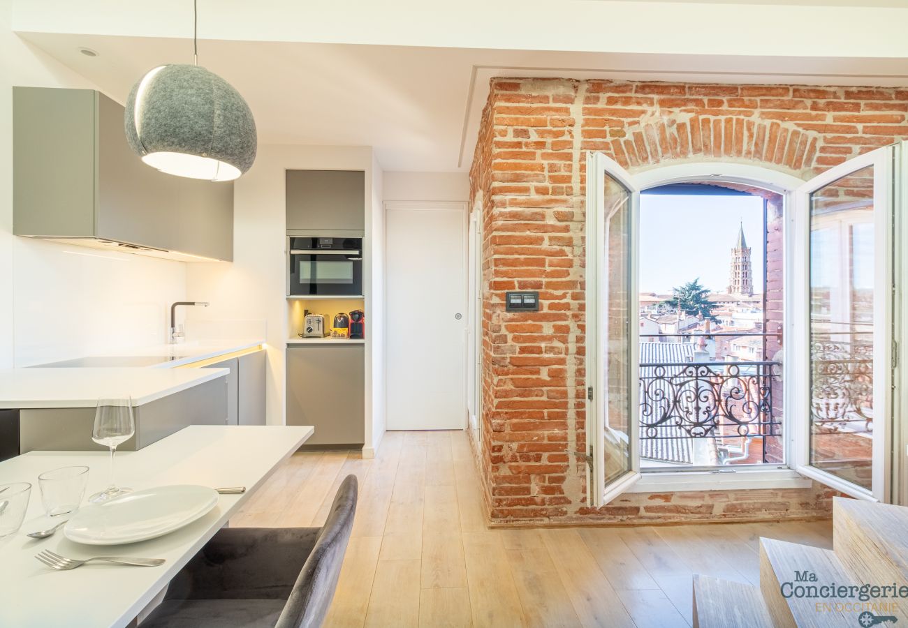 Studio in Toulouse - LORRAINE - Vue St-Sernin - Hypercentre - Capitole