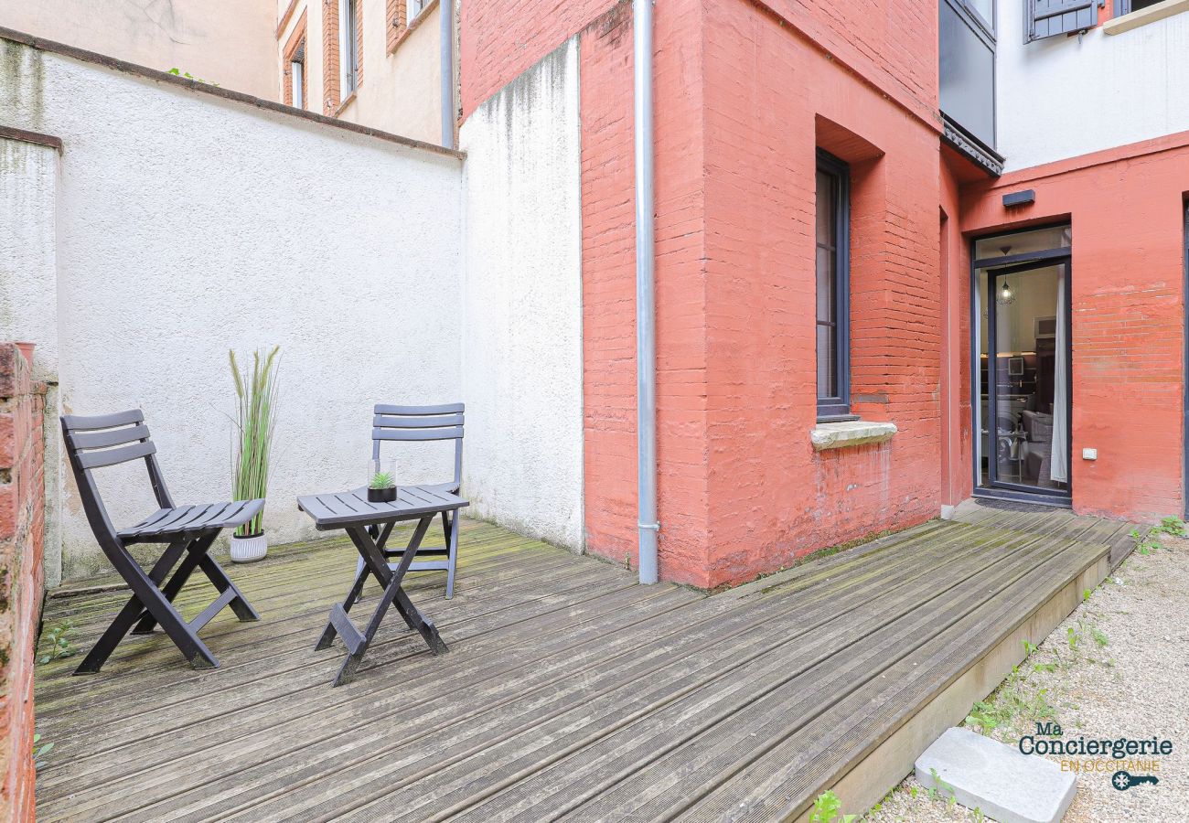 Appartement à Toulouse - MICHEL Métro 2min - Centre - Terrasse