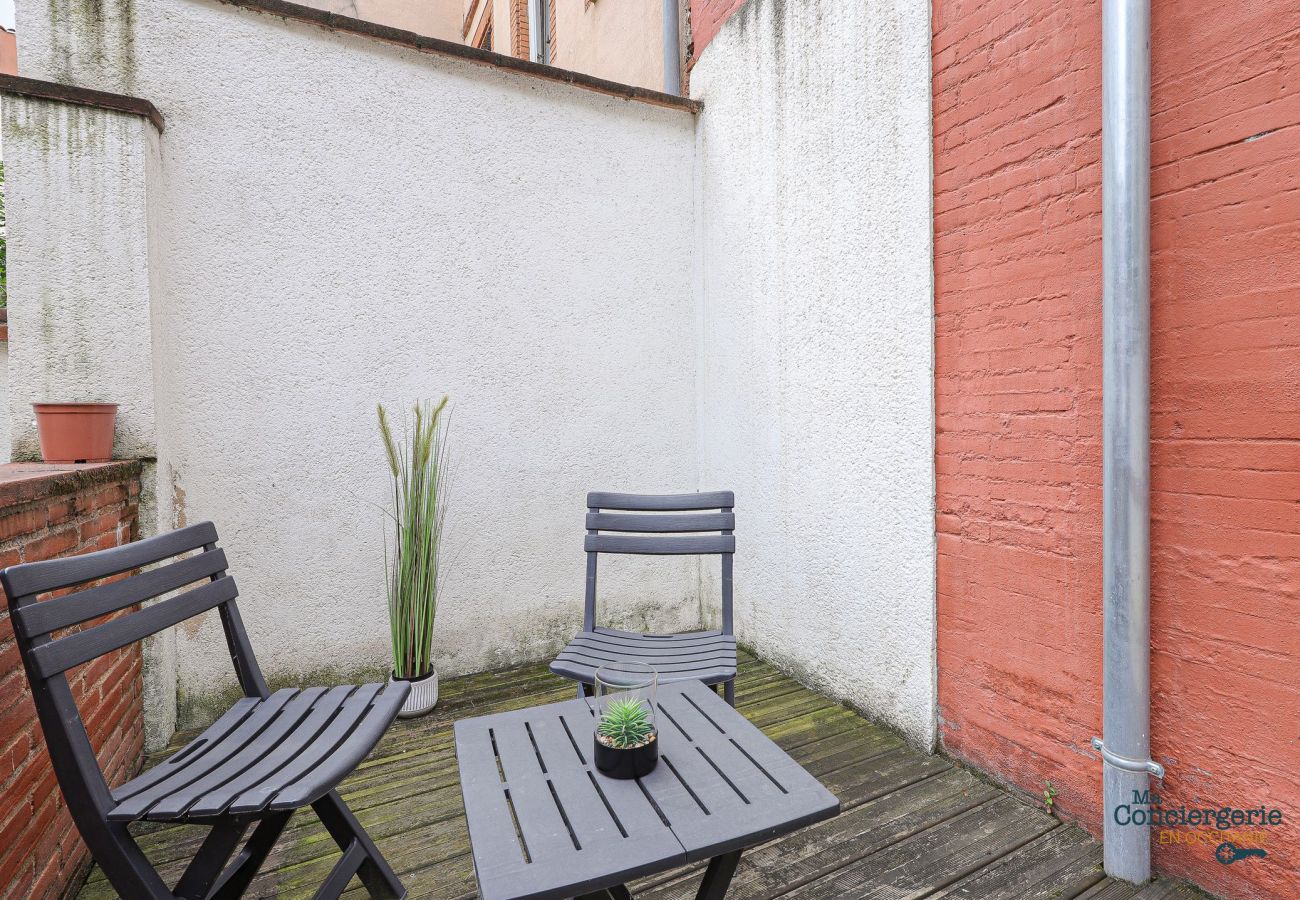 Appartement à Toulouse - MICHEL Métro 2min - Centre - Terrasse