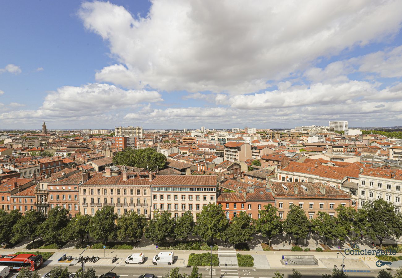 Appartement à Toulouse - JAURES - Vue panoramique sur la ville Rose